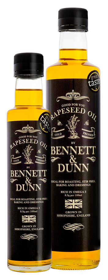 Bennett & Dunn Cold Pressed Rapeseed Oil Bottles